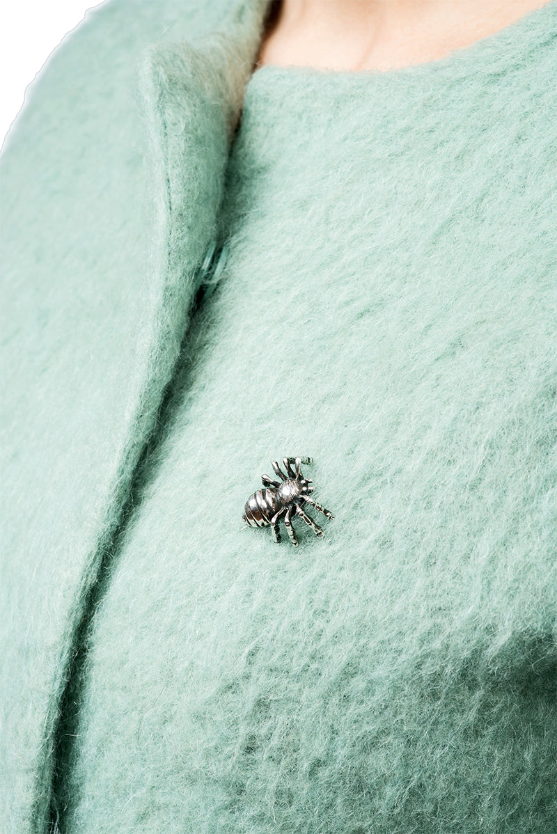 Silver-brooch-spider design