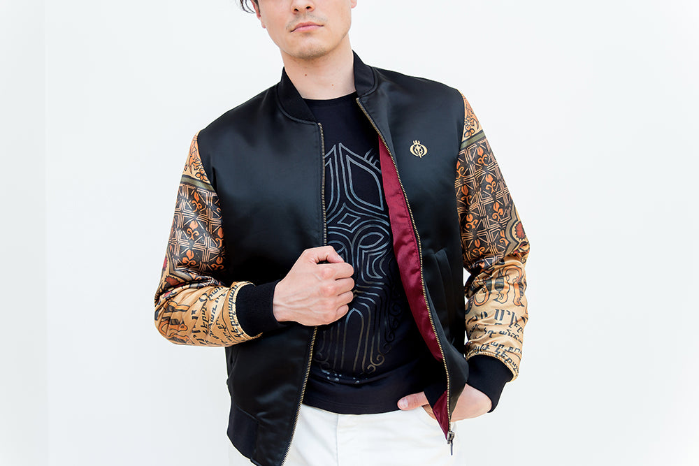 Embroidered Bomber Jacket presentation mode