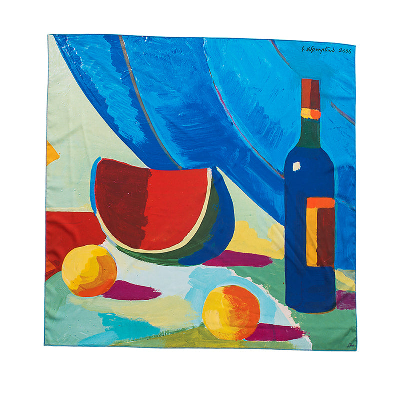 Still Life in the Landscape Scarf full view