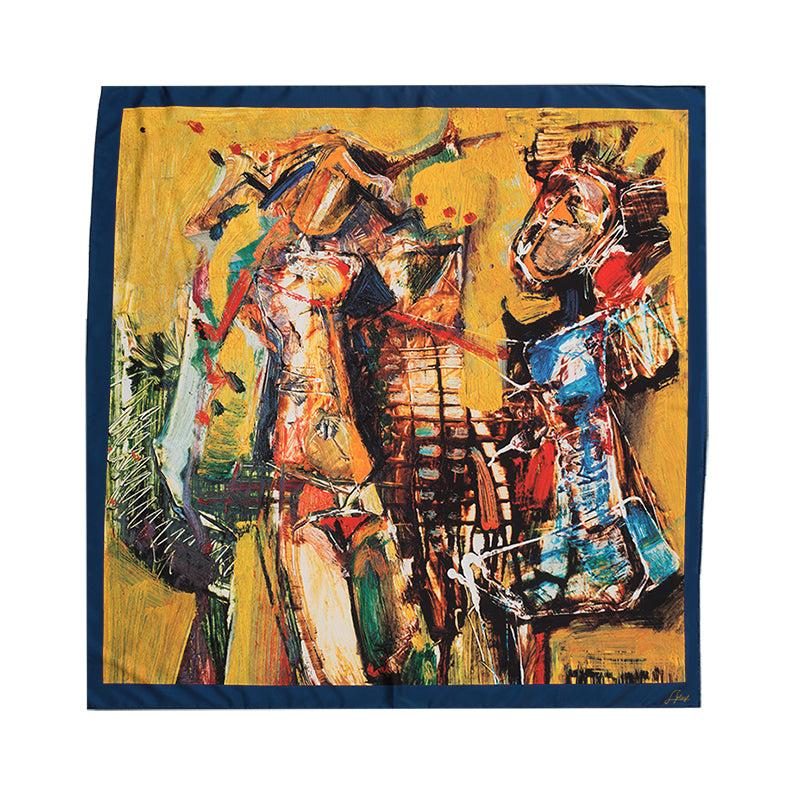 The Violinist's Confession Scarf full view