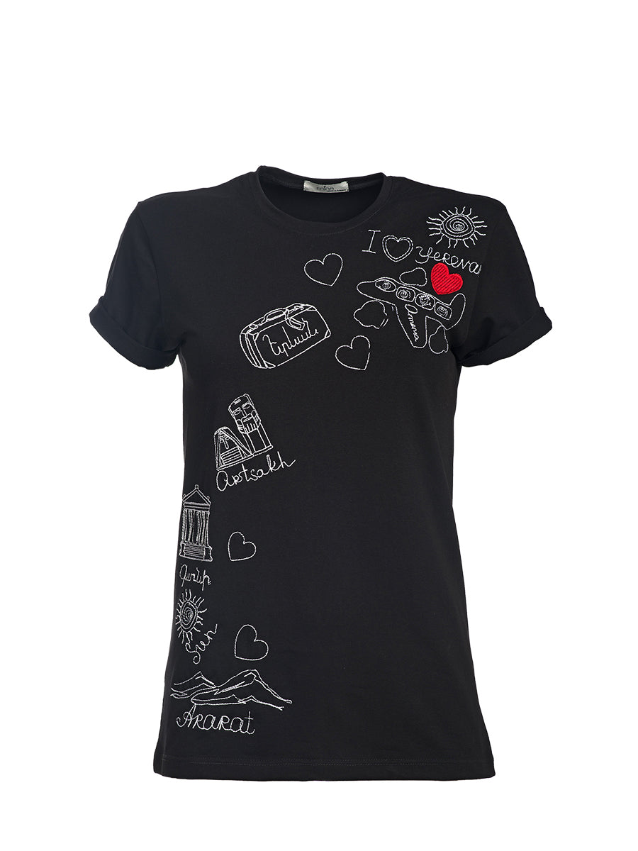 Yerevan T-shirt Black
