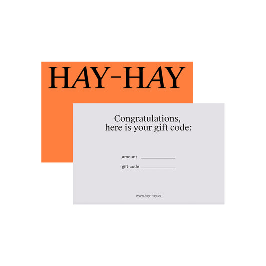 HAY-HAY Gift Card for exclusive shopping experience