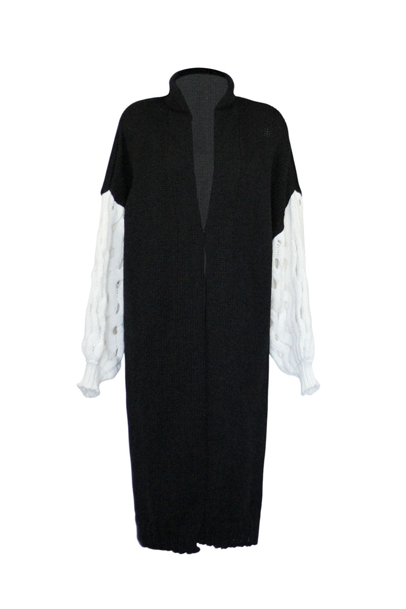 Black & White Chunky Cardigan