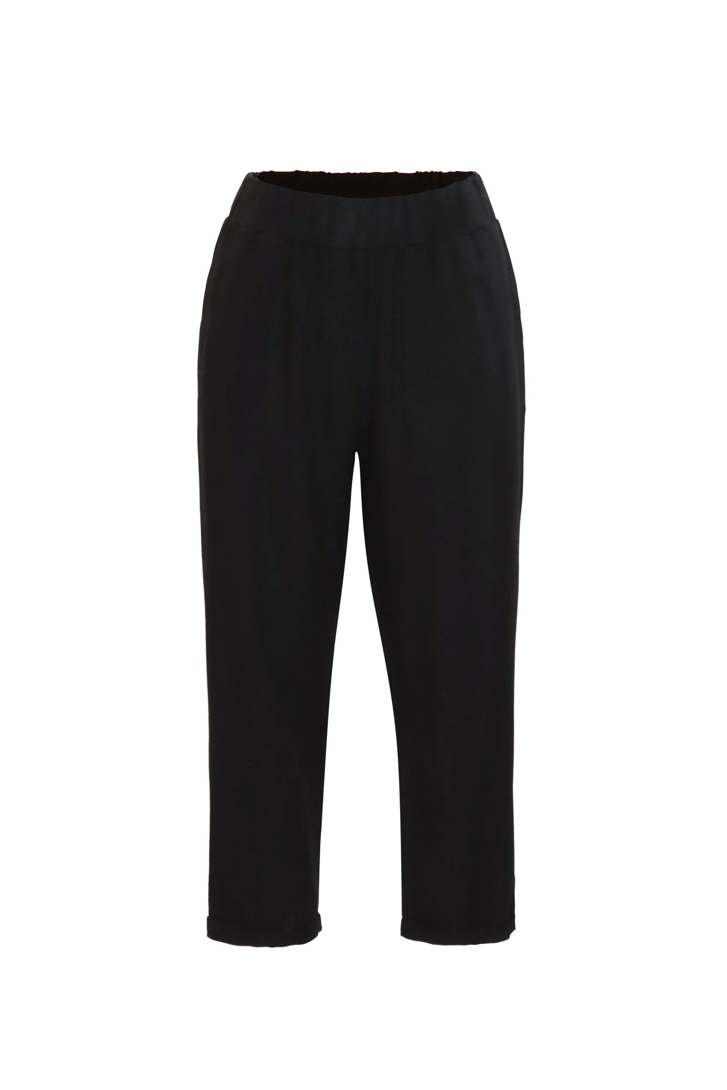 Cotton Black Pants by Shabeeg