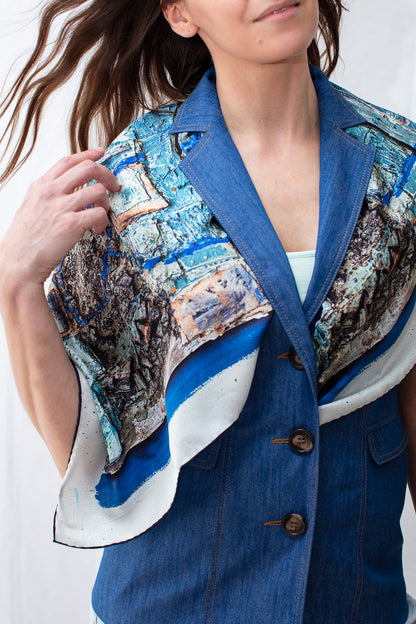 Silk Scarf - Composition #67