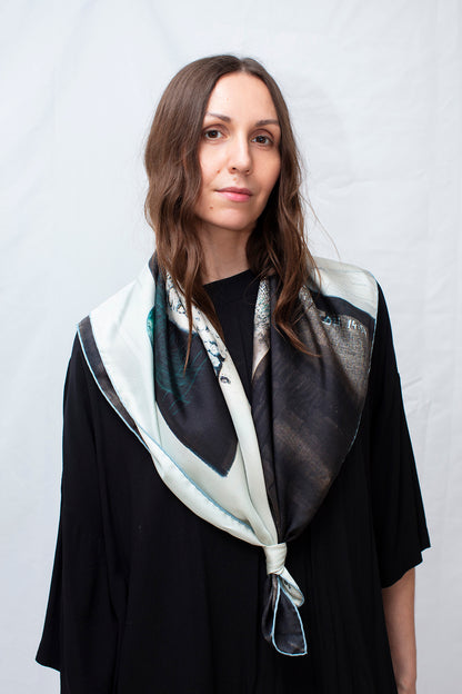 Artuyt Silk Scarf - The Big Fish Of The Small Aquarium