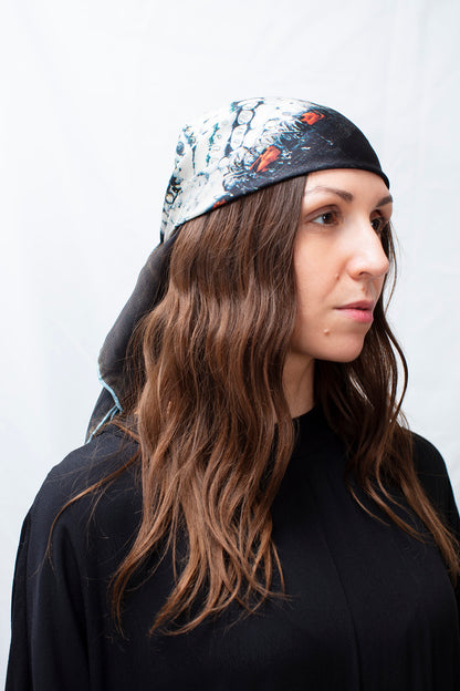 Artuyt Silk Scarf - The Big Fish Of The Small Aquarium