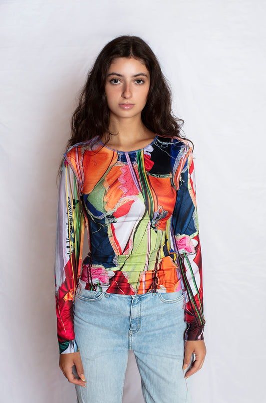  Borbala Blair Multicolor Top 