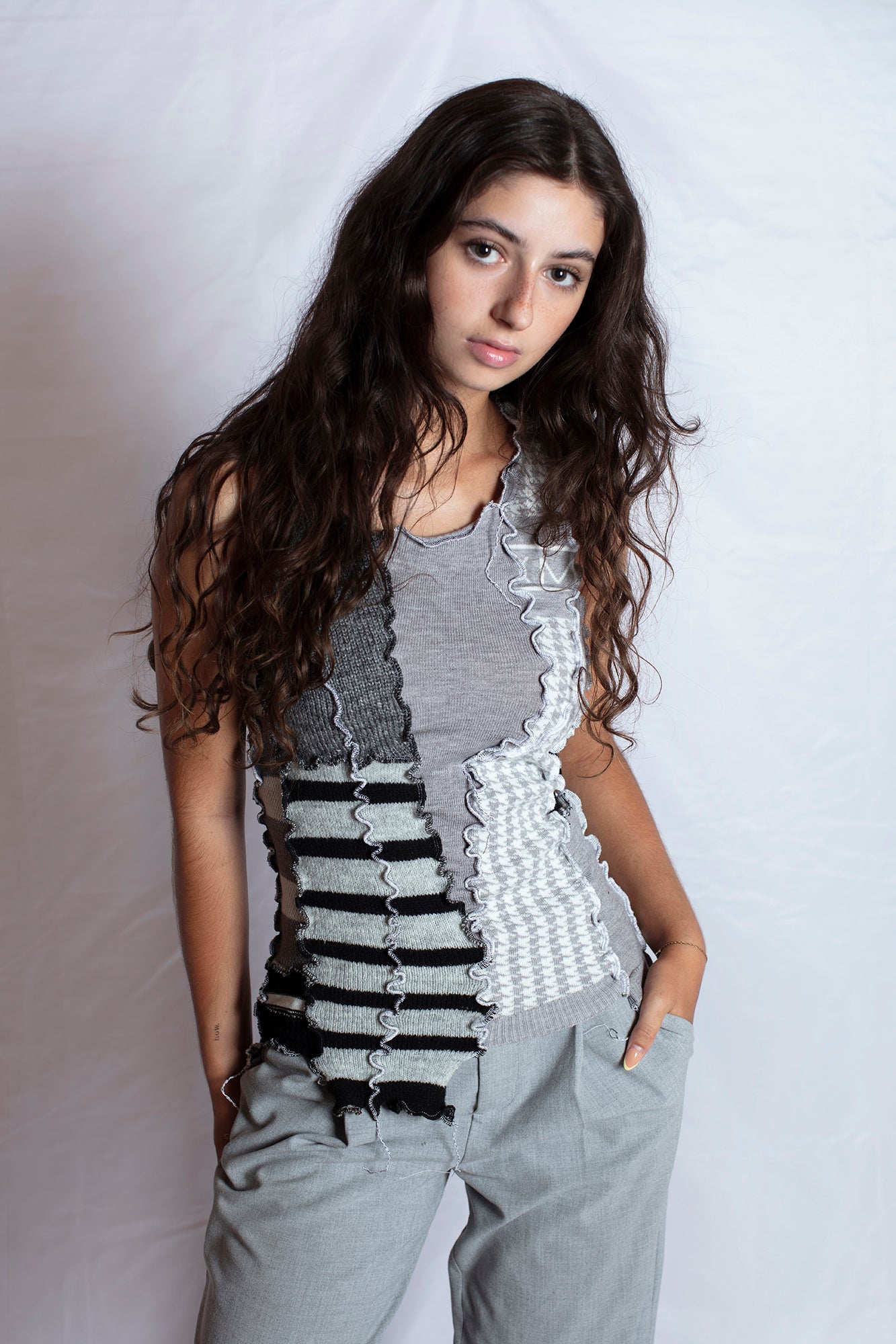 Borbala-MARLEY-TANK-TOP-MULTIGREY