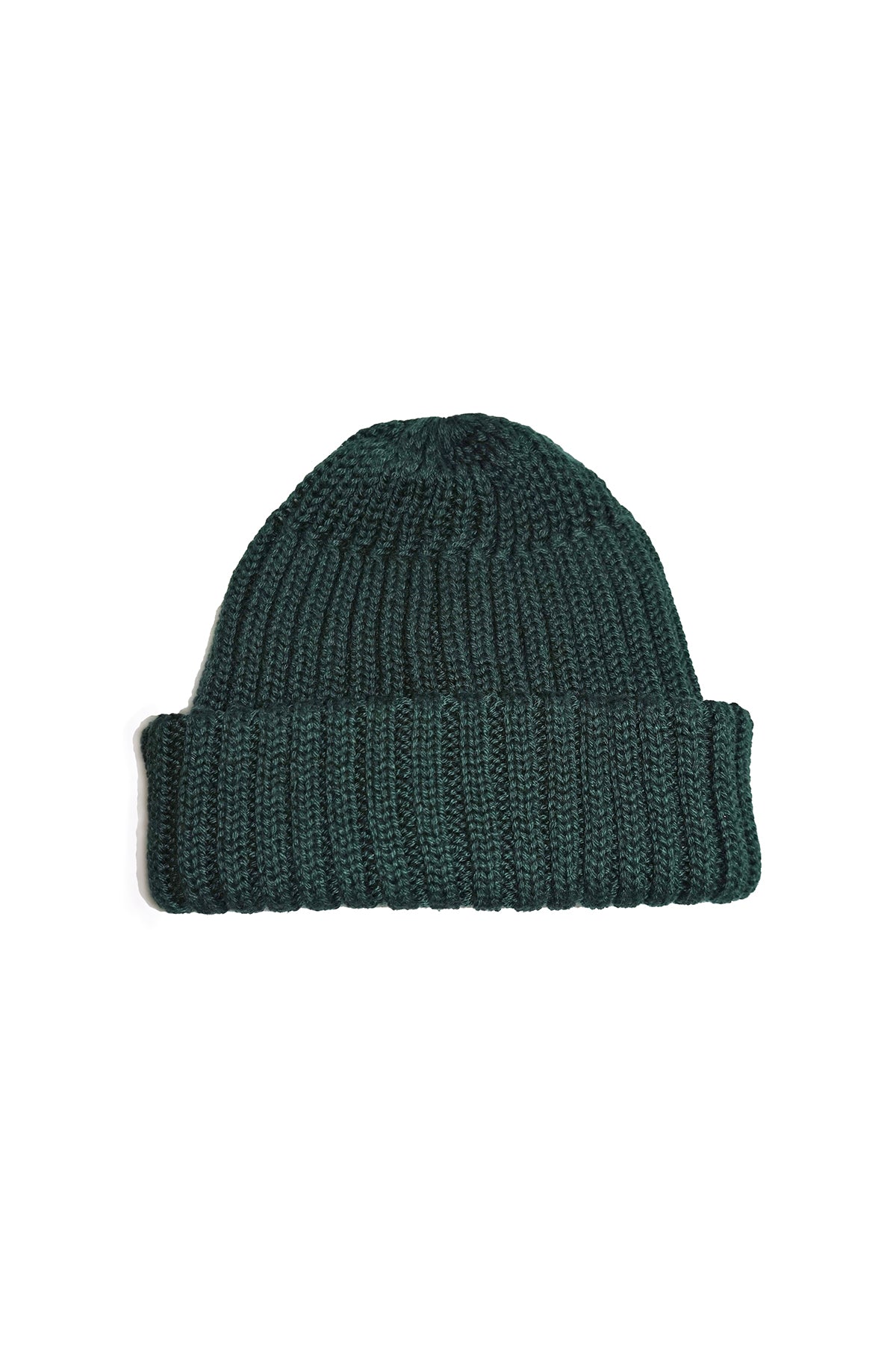 Ribbed Beanie - Green