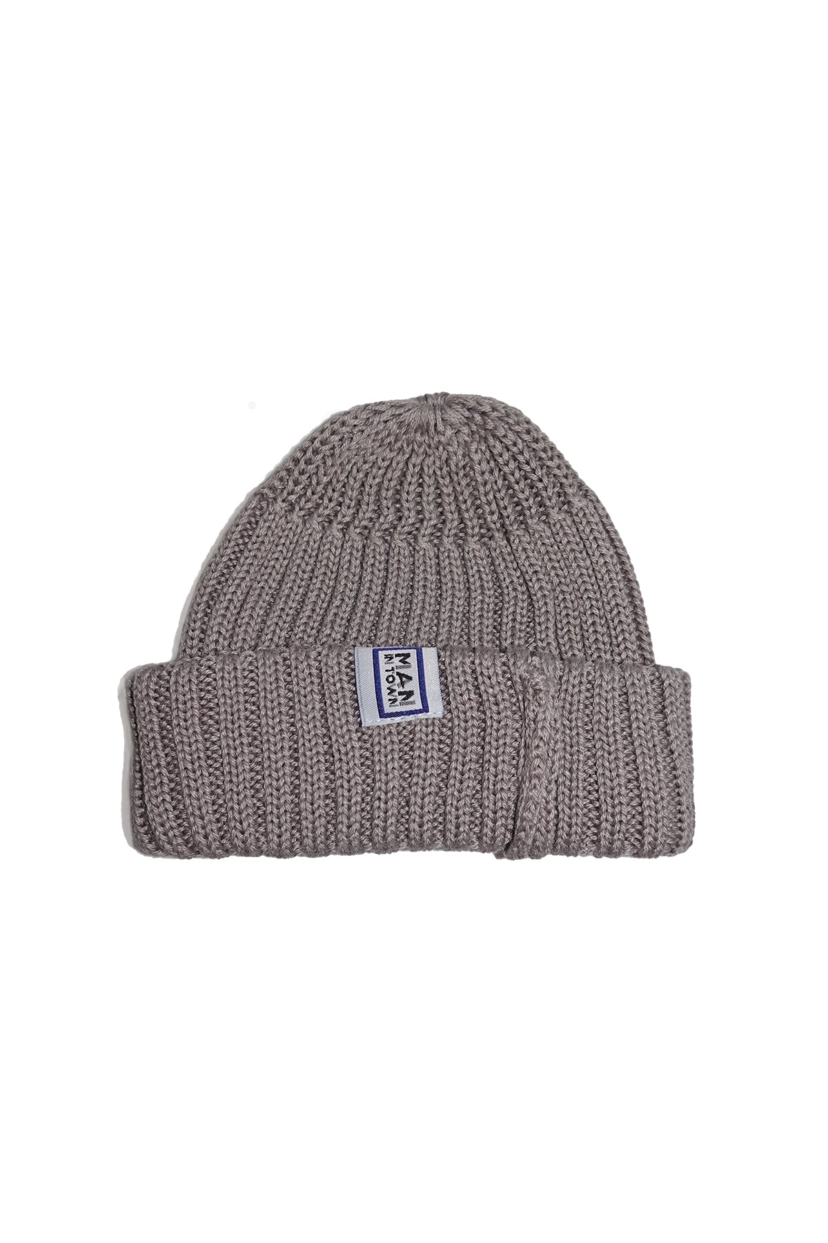 Ribbed Beanie - Grey