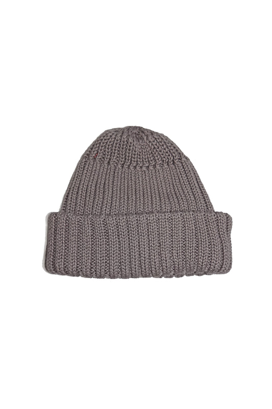 Ribbed Beanie - Grey