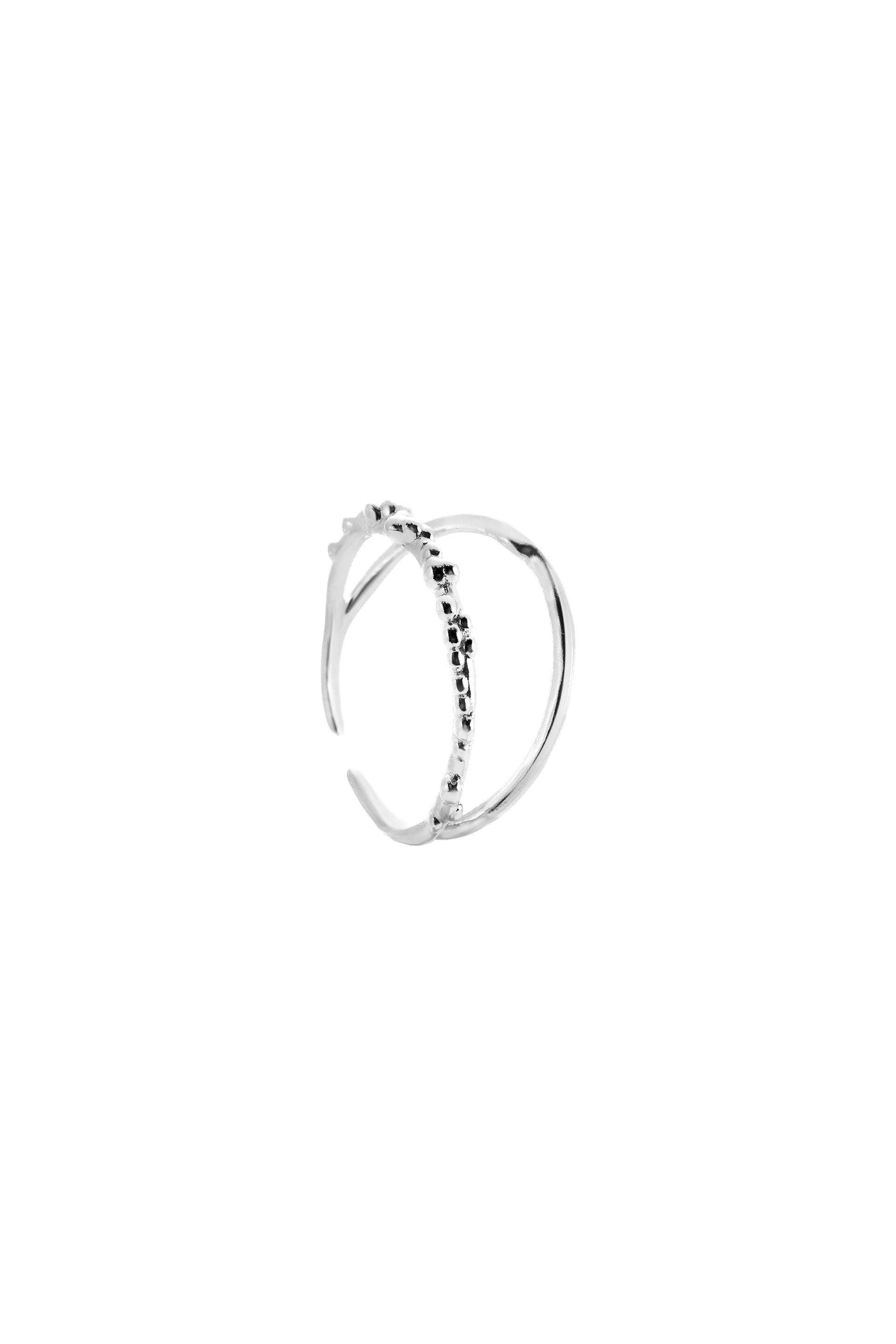 Onehe Mist Resizable Ring - Silver