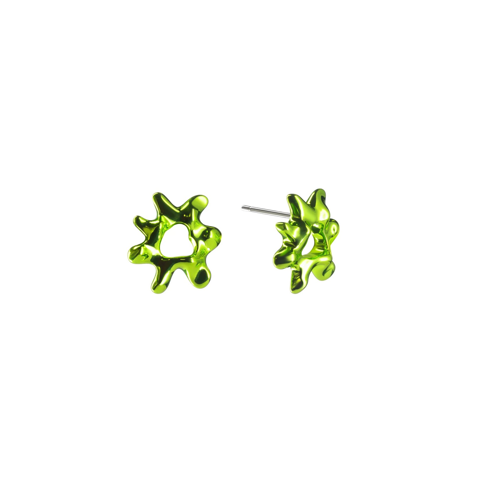 Poison Drop Green Earrings 