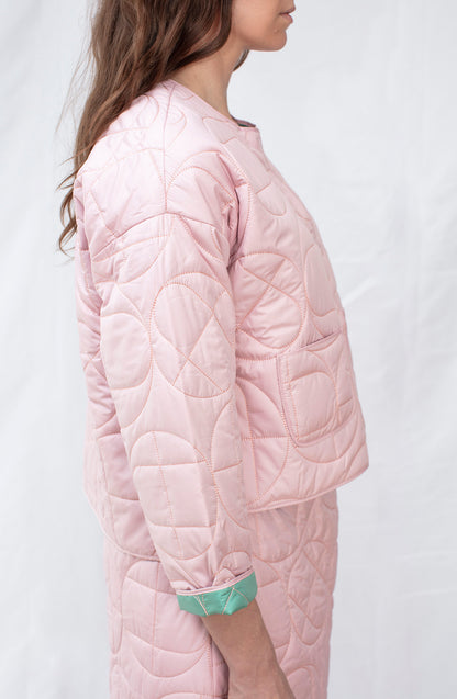Non-Collar Reversible Padded Jacket
