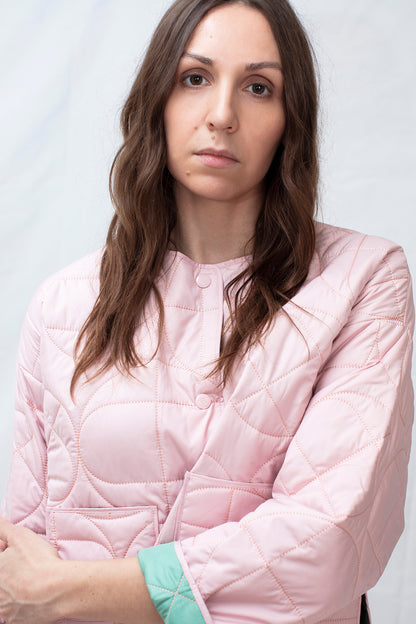 Non-Collar Reversible Padded Jacket