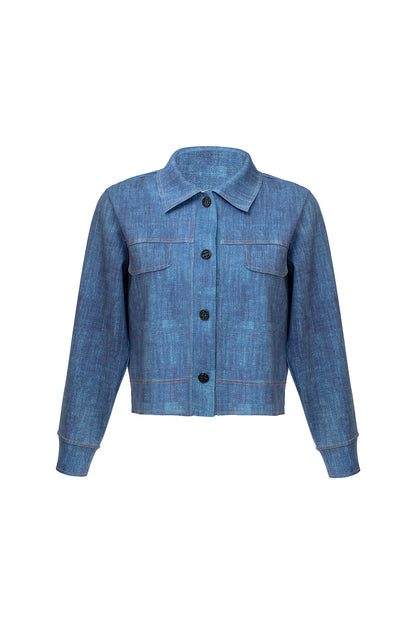 Denimlike Shirt Jacket