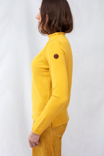 Half-Neck Knit - Yellow