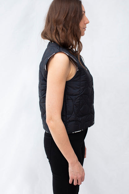 Logo Padded Reversible Vest