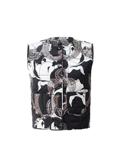 Logo Padded Reversible Vest