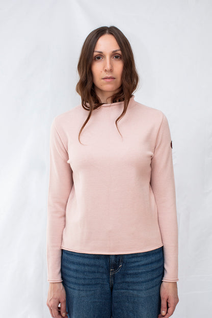 Half-Neck Knit - Pink