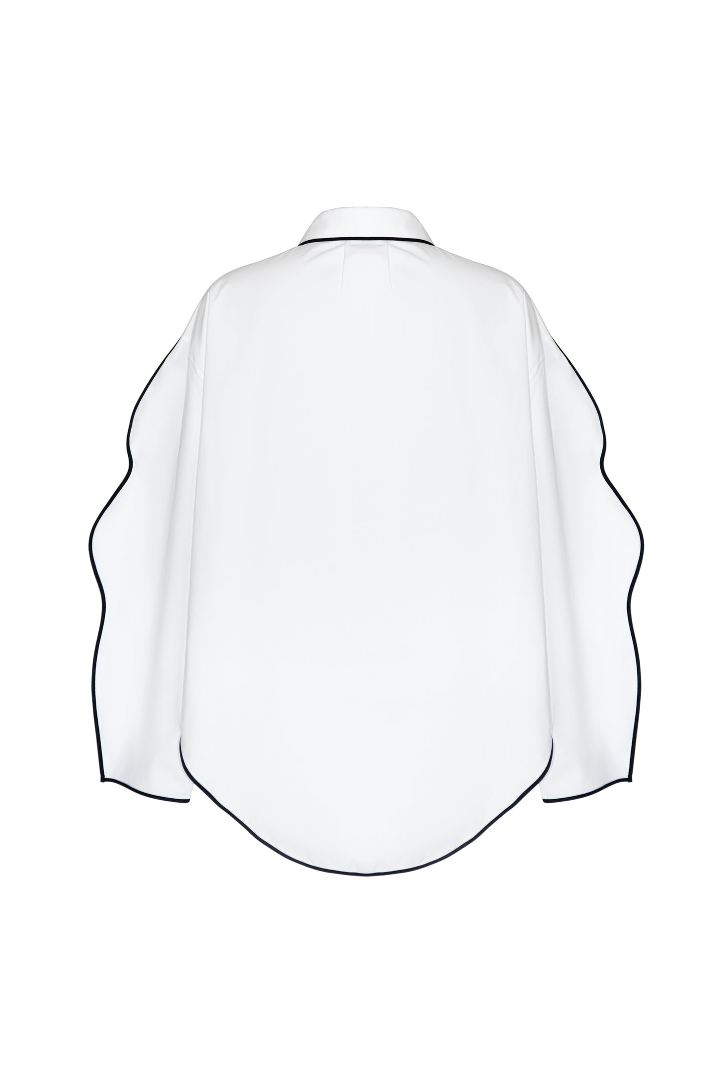 Armine Ohanyan White silhouette shirt back view