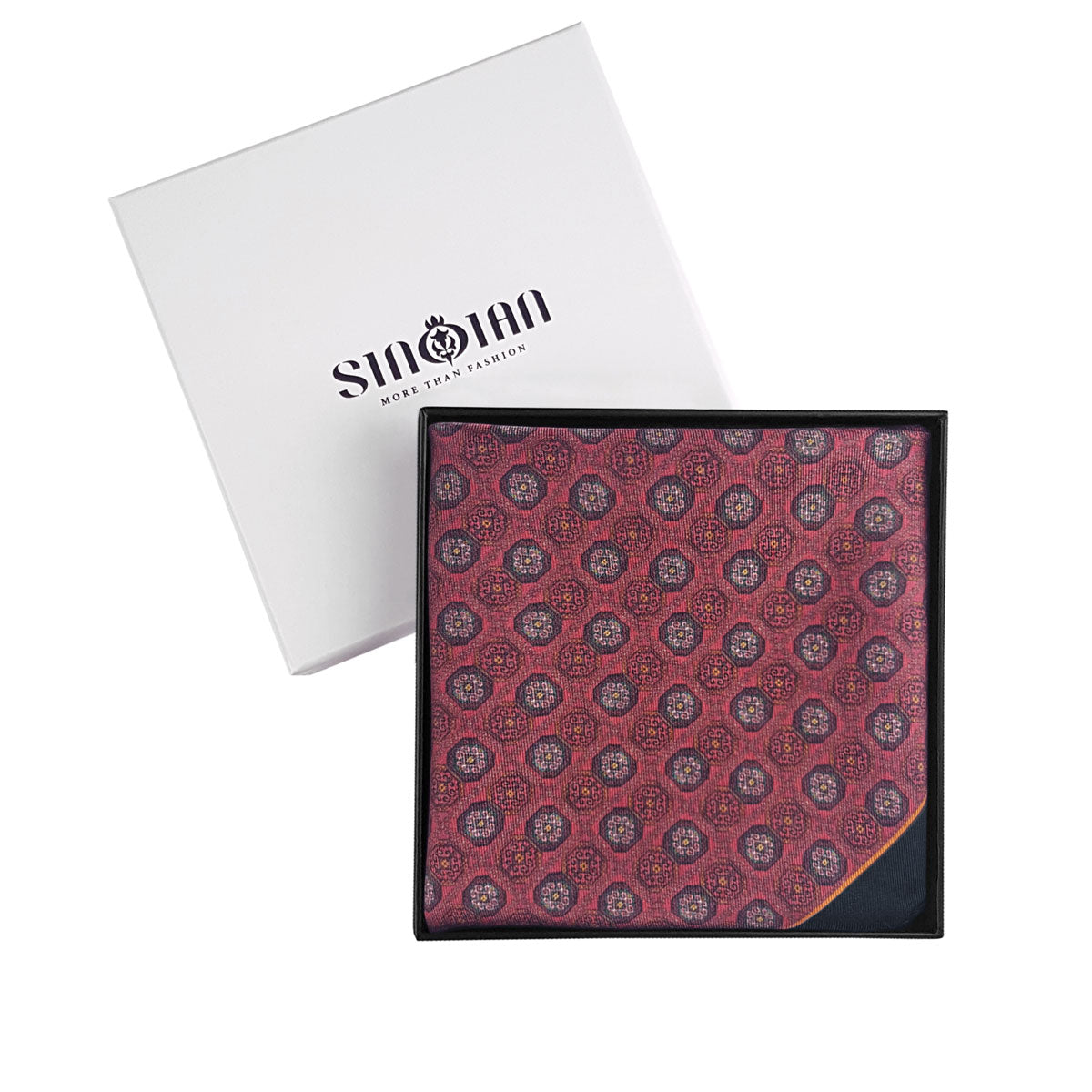 Classical Silk Pocket Square in accessories box