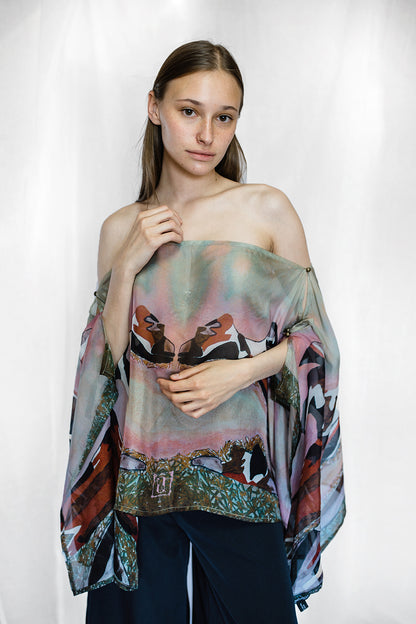 Silk Chiffon Top - Constrained