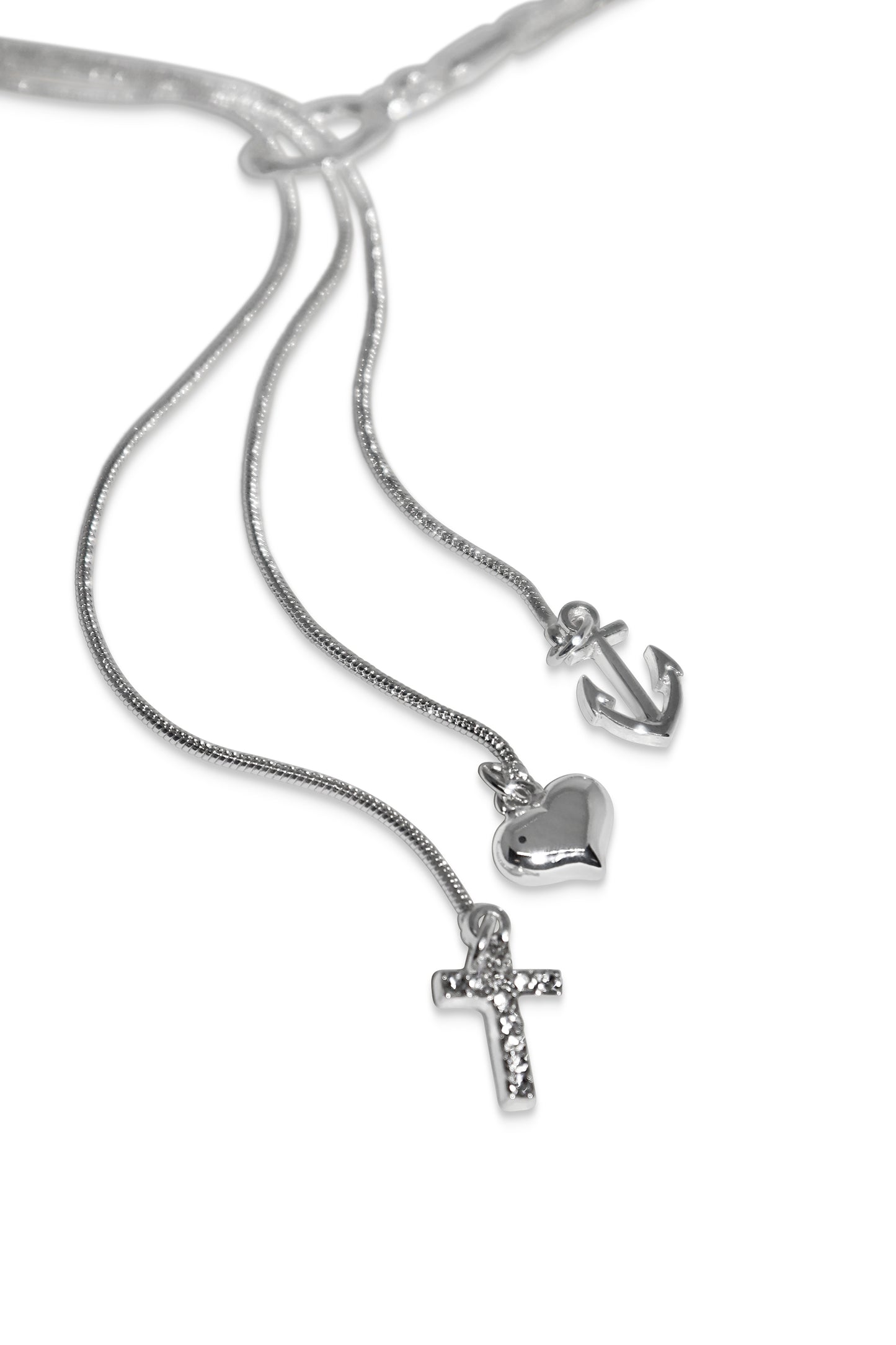 Trinity Symbol Necklace - Silver