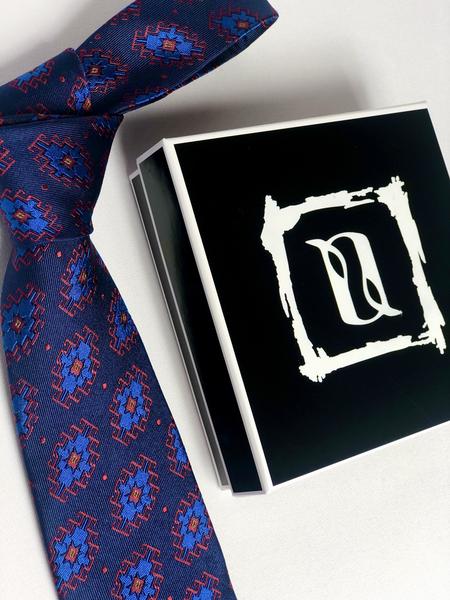 Armenian Rug Silk Necktie presentation mode