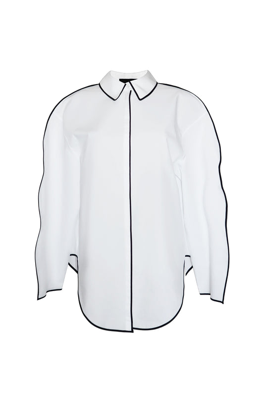 Armine Ohanyan White silhouette shirt 4