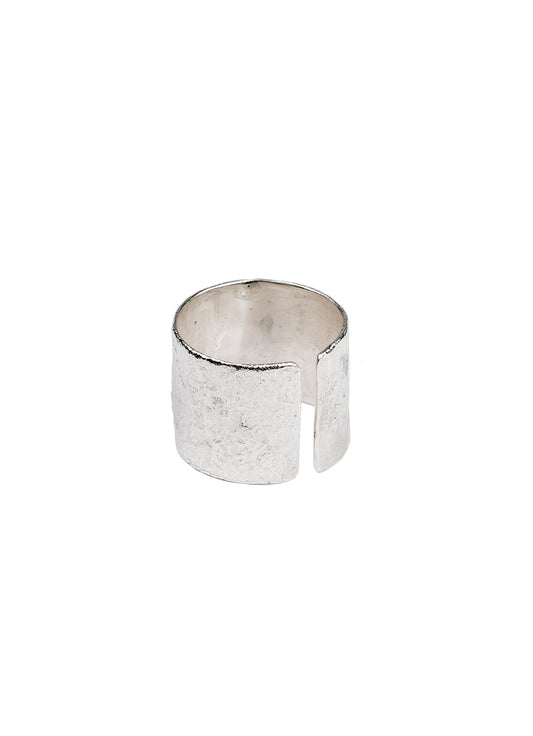 Reticulation Silver Ring