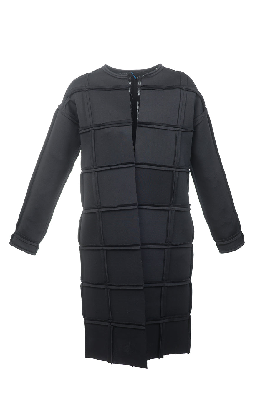 Black Neoprene Coat