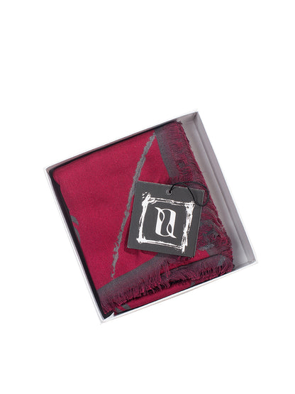 Eternity Burgundy Unisex scarf in accessories box