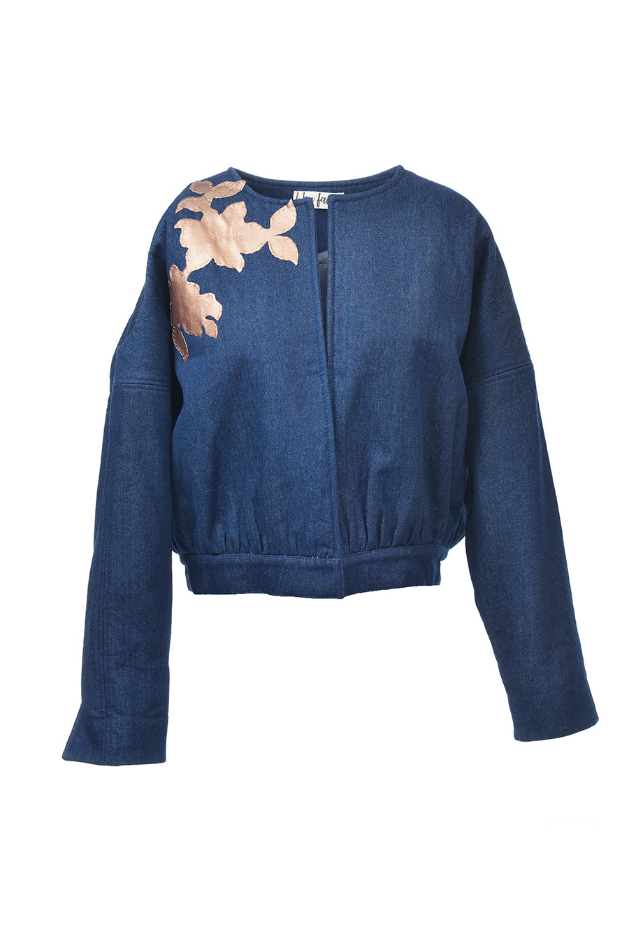 F by Faina Embroidered Bomber