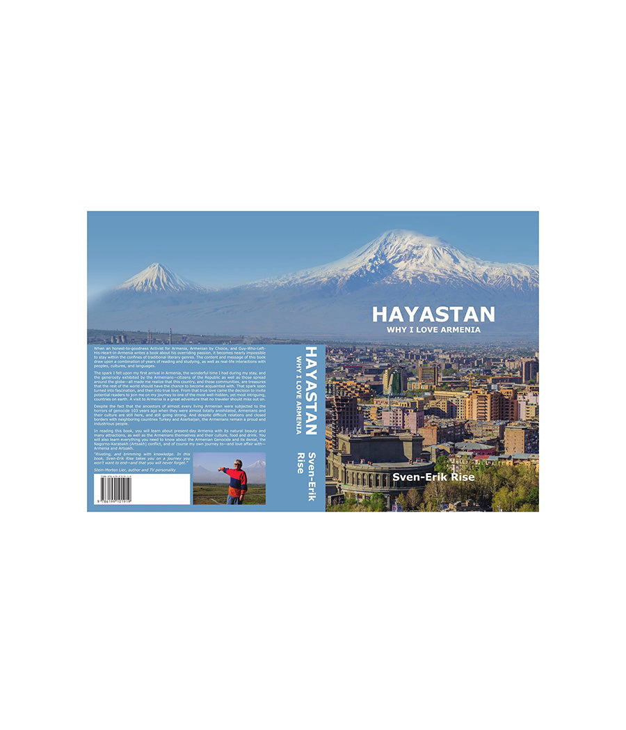 Hayastan – Why I Love Armenia Book front and back cover