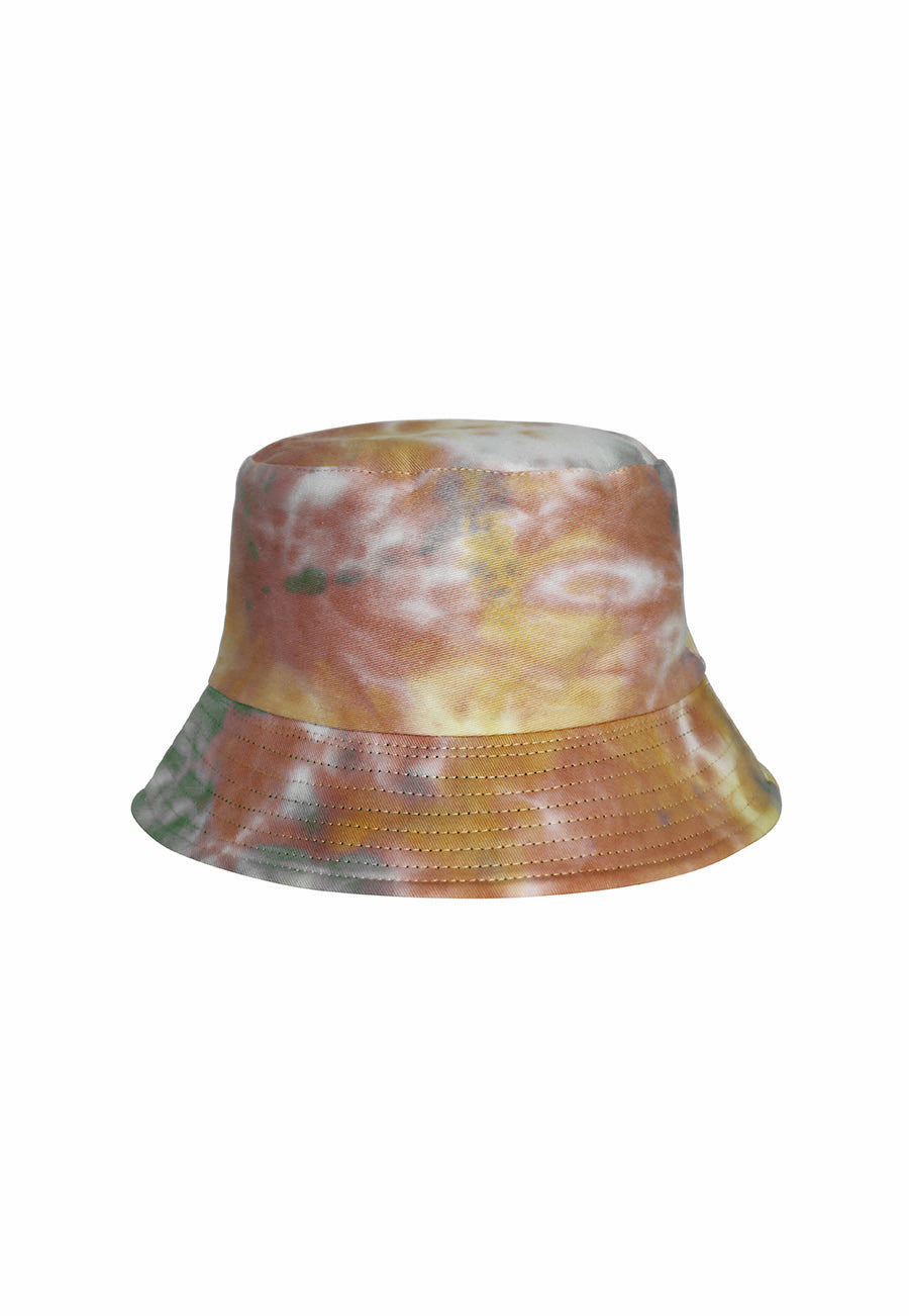 HH Tie Dye Bucket Hat - Earthy back view