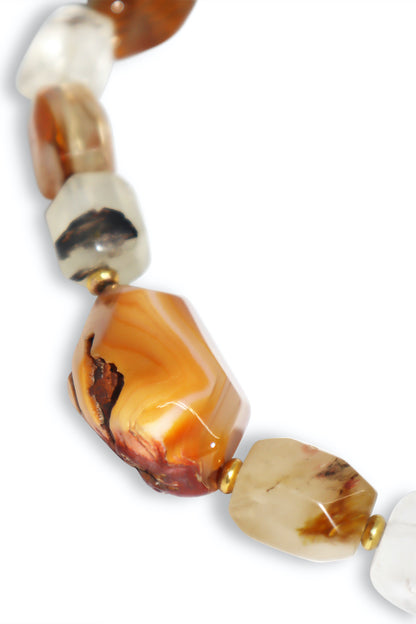 IK Multi-stone Necklace close view