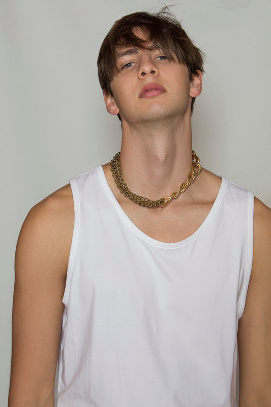  Plated Gold Chain - Men