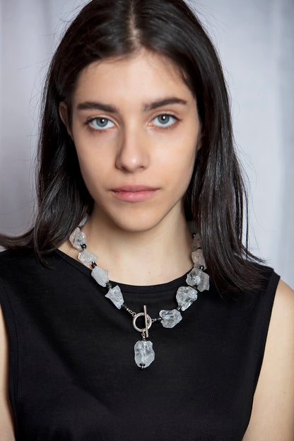IK Crystal-stone Necklace
