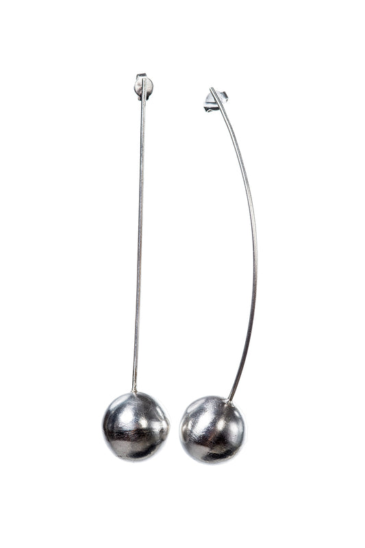 Not Your Berry Silver Earrings 