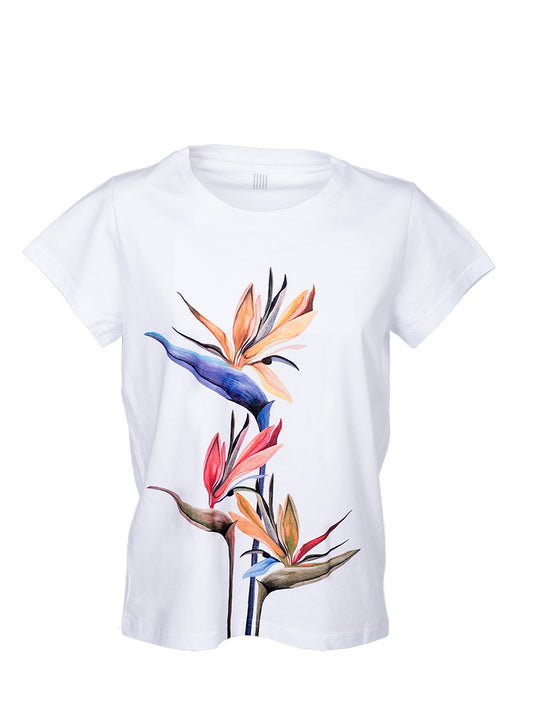 T-shirt Strelitzia – White