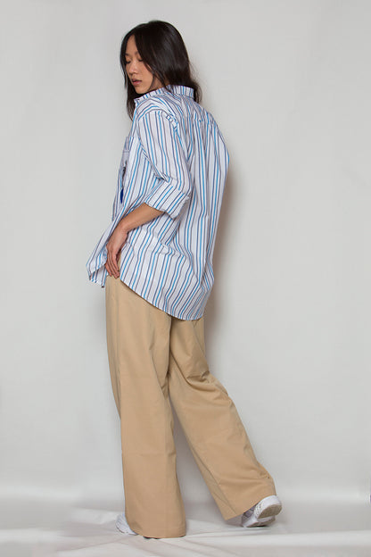 Printed Striped Shirt for women