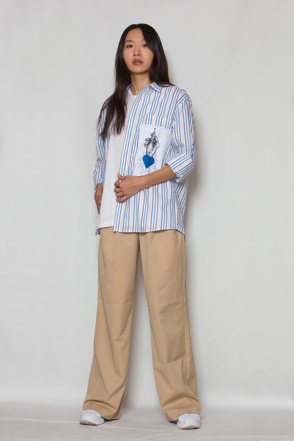 Printed Striped Shirt for women