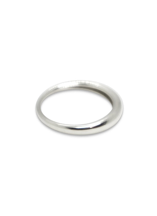 Moghes Small Circle Silver Ring