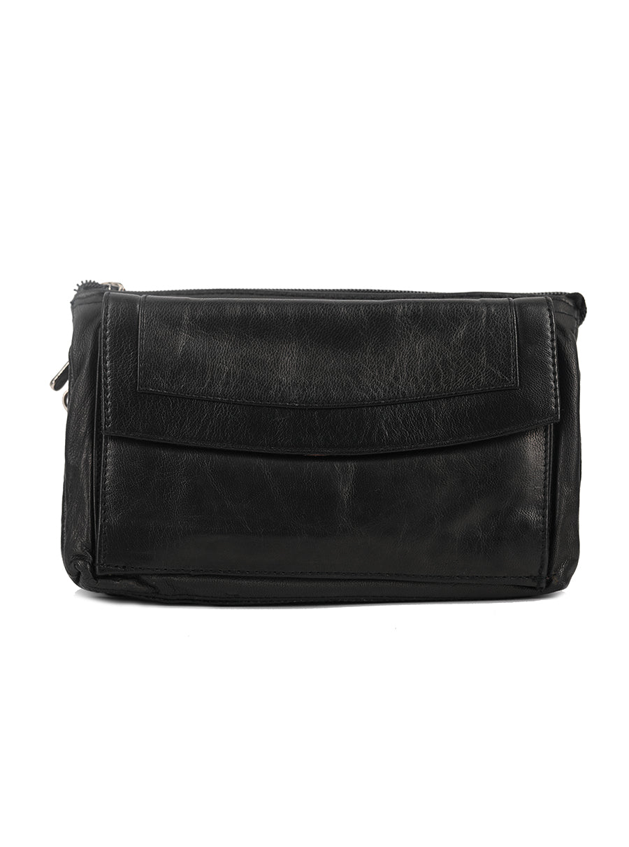 Leather Shoulder Bag by Nazan