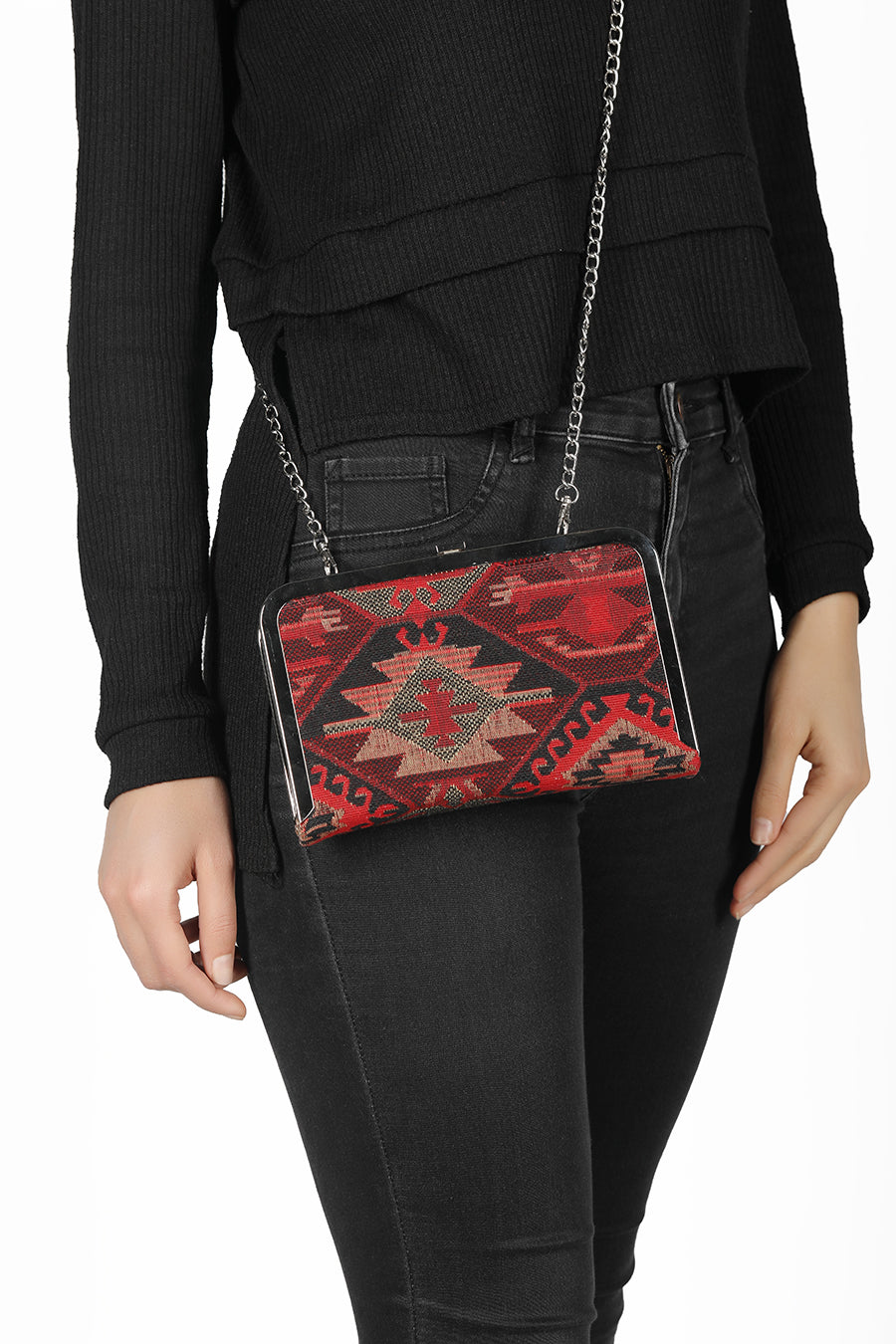 Embroidered Clutch by Nazan