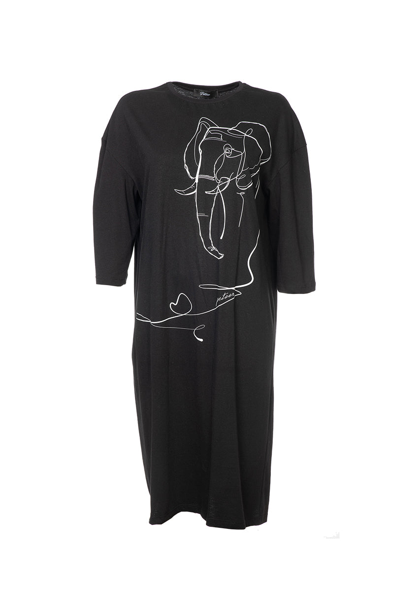 T-Shirt Dress - Elephant