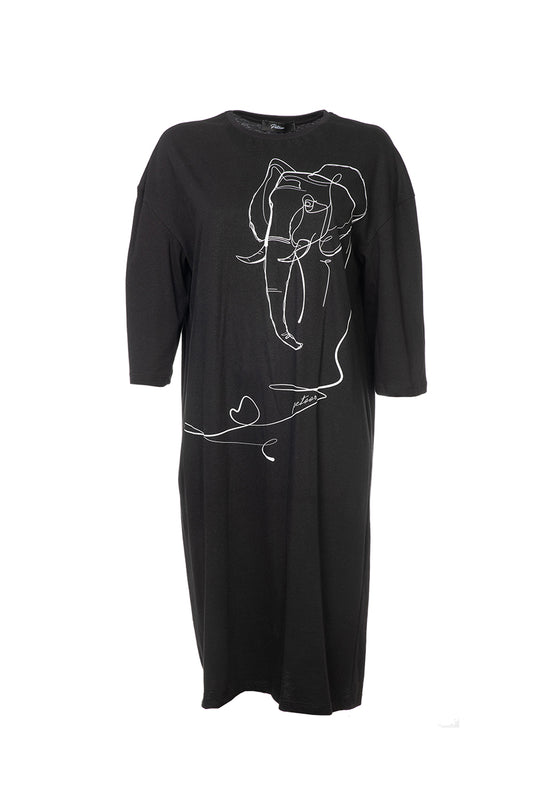 T-Shirt Dress - Elephant
