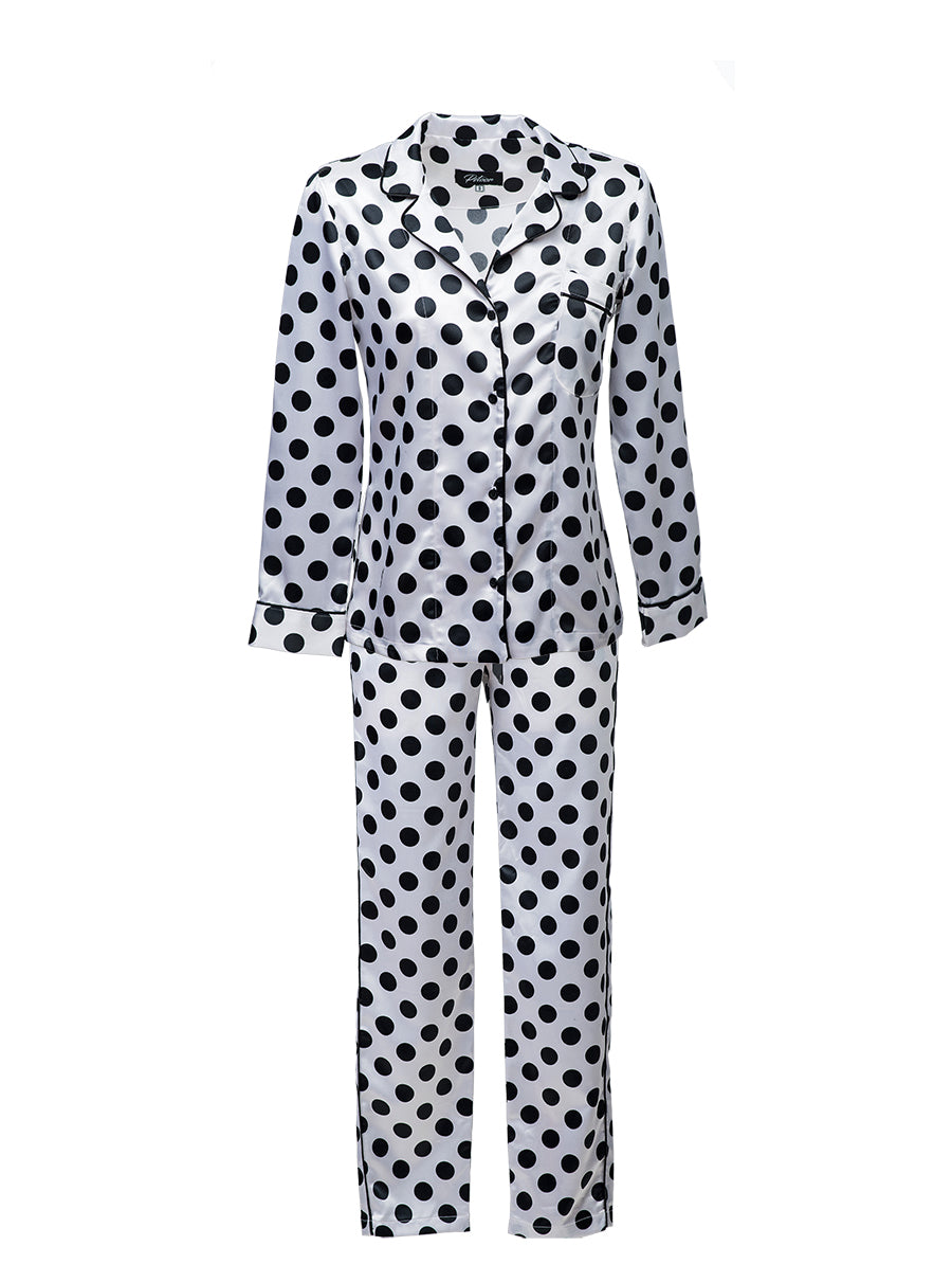 Dotted pajama - White – HAY-HAY